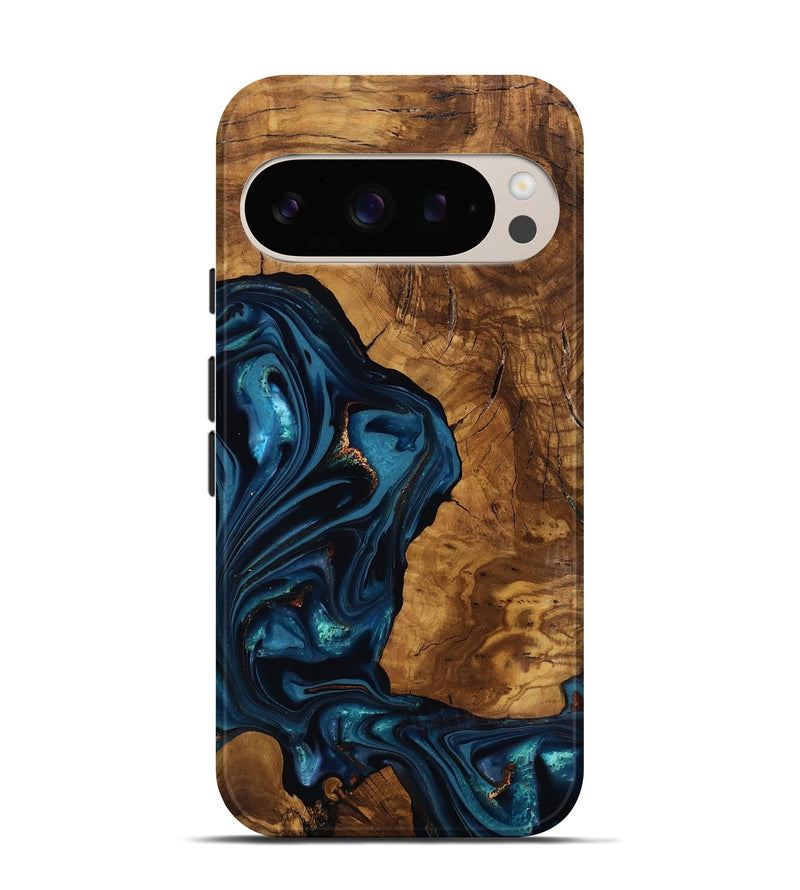 Pixel 10 Wood Live Edge Phone Case - Loni (Ancient Olive, 818751)