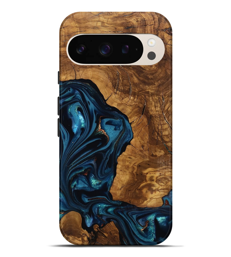 Pixel 9 Pro XL Wood Live Edge Phone Case - Loni (Ancient Olive, 818751)