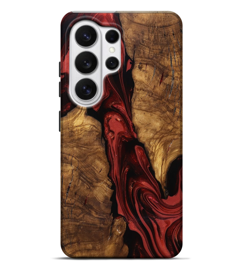 Galaxy S26 Ultra Wood Live Edge Phone Case - Kinslee (Ancient Olive, 818753)