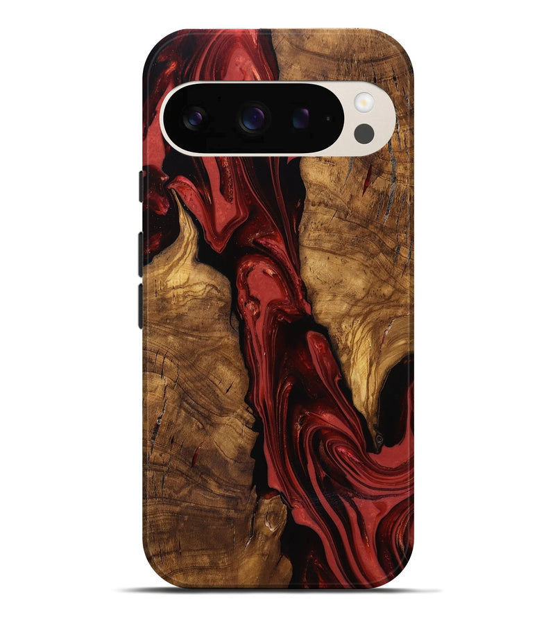 Pixel 10 Pro XL Wood Live Edge Phone Case - Kinslee (Ancient Olive, 818753)