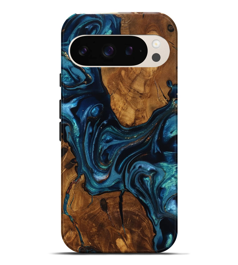 Pixel 9 Pro XL Wood Live Edge Phone Case - Chrissy (Ancient Olive, 818754)