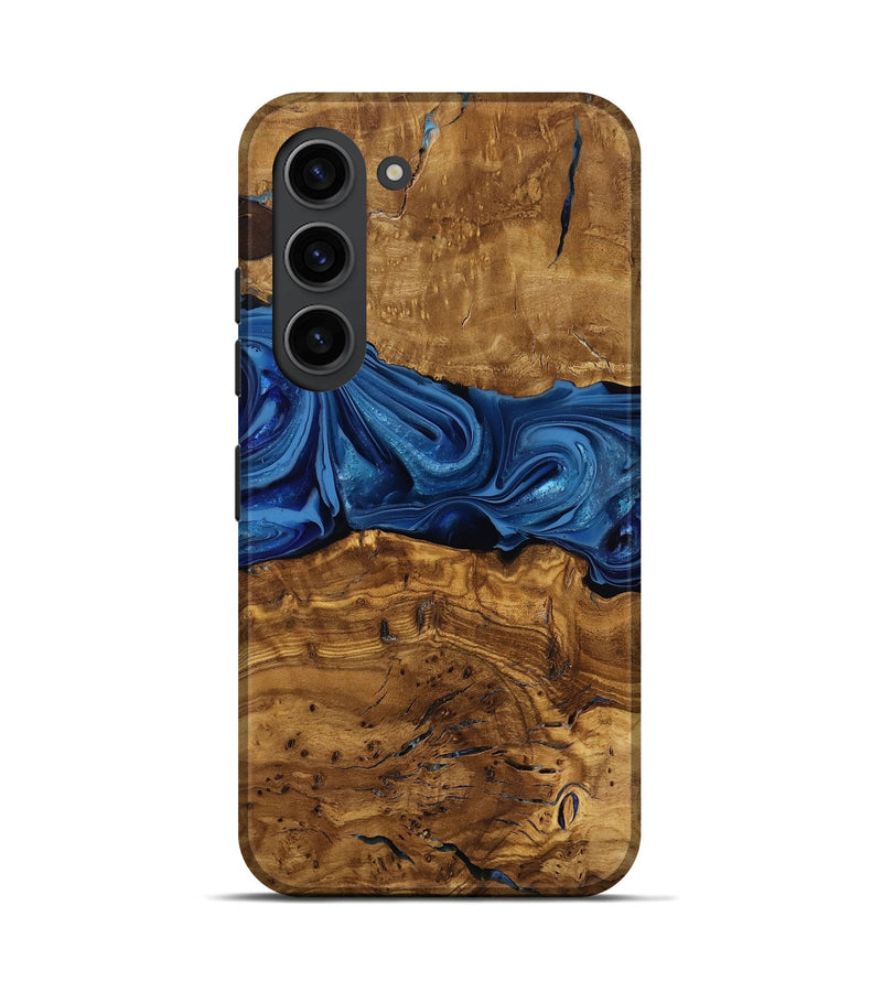 Galaxy S23 Wood Live Edge Phone Case - Kelly (Ancient Olive, 818755)