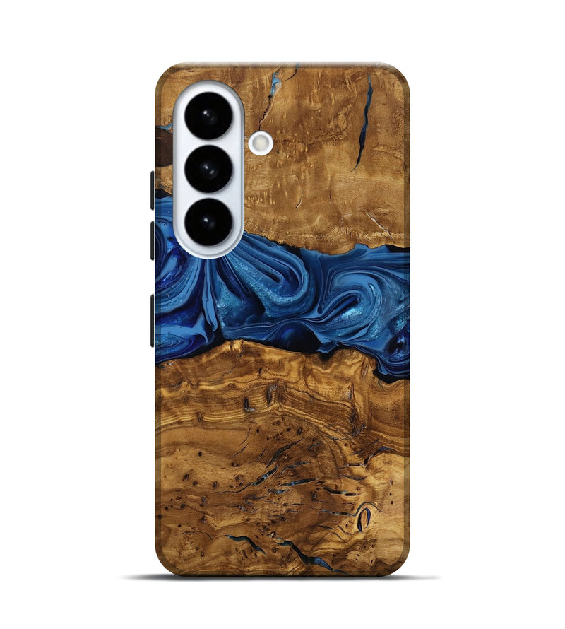 Galaxy S26 Wood Live Edge Phone Case - Kelly (Ancient Olive, 818755)