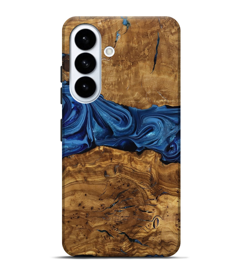 Galaxy S26 Plus Wood Live Edge Phone Case - Kelly (Ancient Olive, 818755)