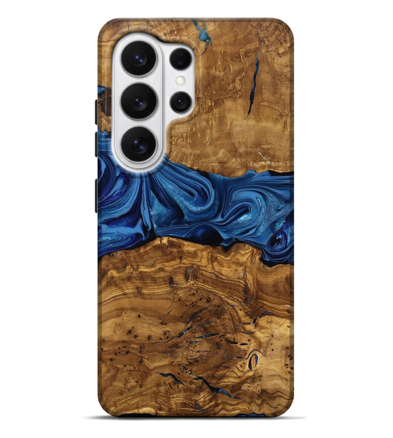 Galaxy S26 Ultra Wood Live Edge Phone Case - Kelly (Ancient Olive, 818755)