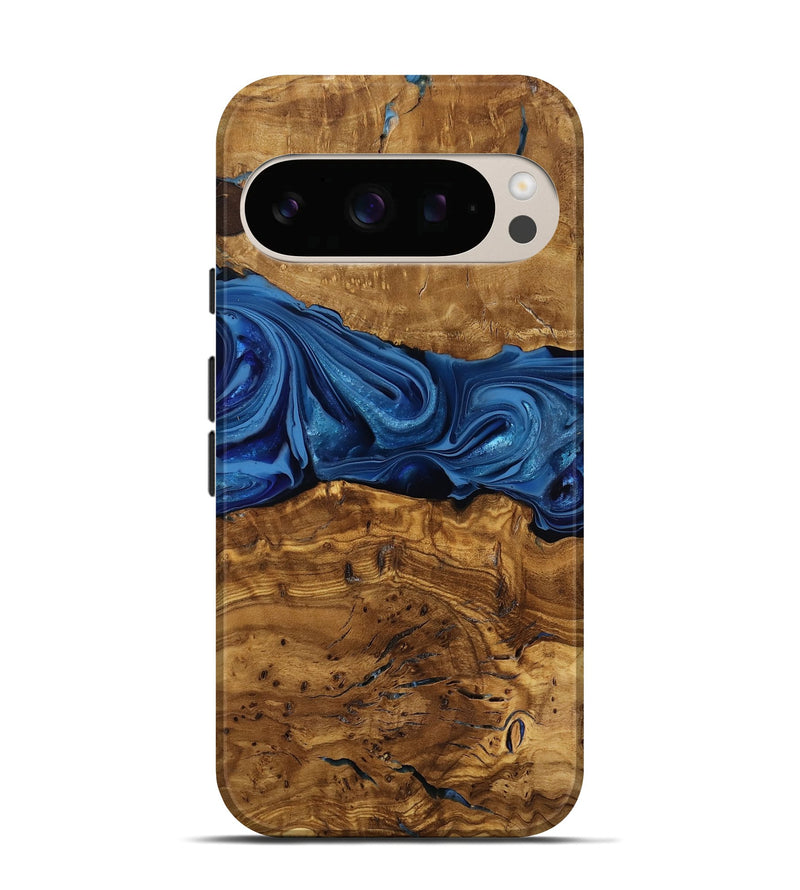 Pixel 10 Pro Wood Live Edge Phone Case - Kelly (Ancient Olive, 818755)