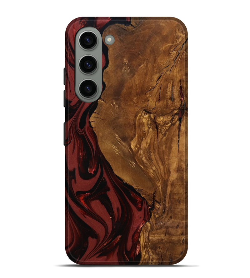 Galaxy S23 Plus Wood Live Edge Phone Case - Sylas (Ancient Olive, 818757)