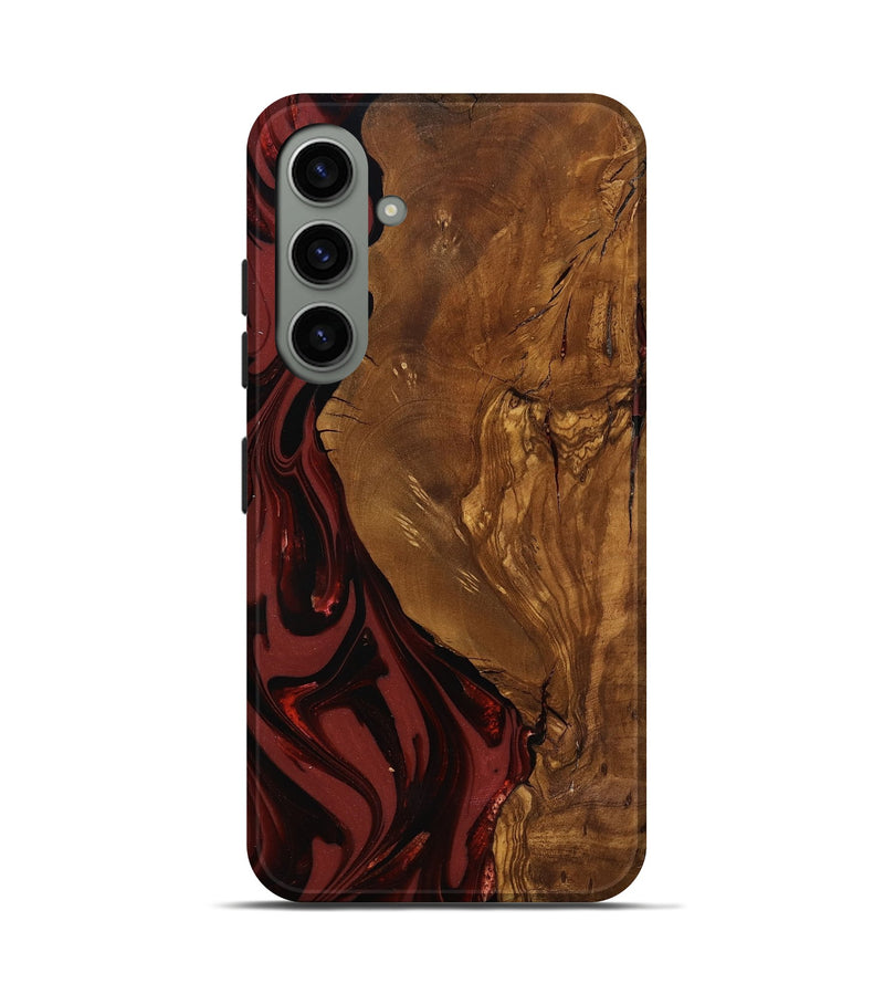 Galaxy S24 Wood Live Edge Phone Case - Sylas (Ancient Olive, 818757)