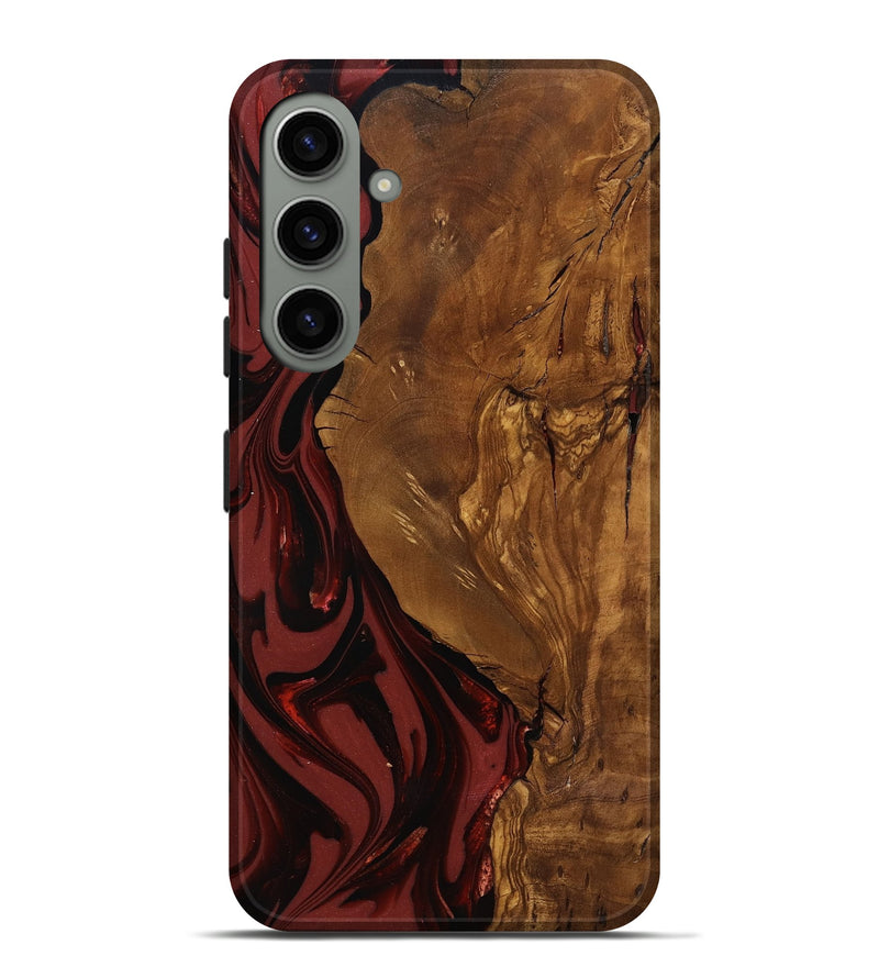 Galaxy S24 Plus Wood Live Edge Phone Case - Sylas (Ancient Olive, 818757)