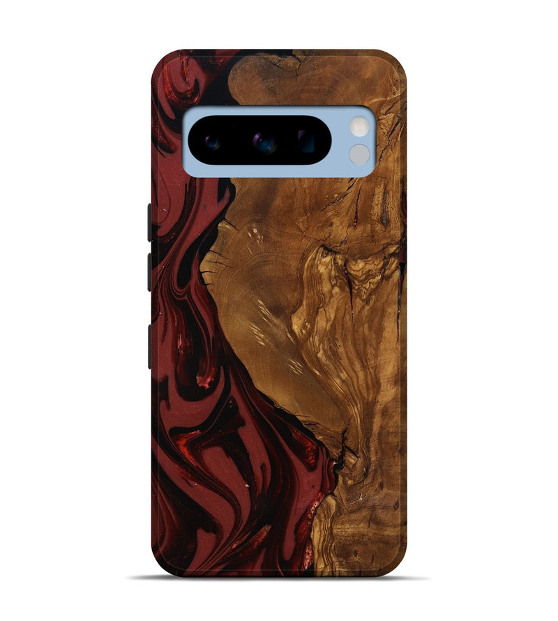 Pixel 8 Pro Wood Live Edge Phone Case - Sylas (Ancient Olive, 818757)