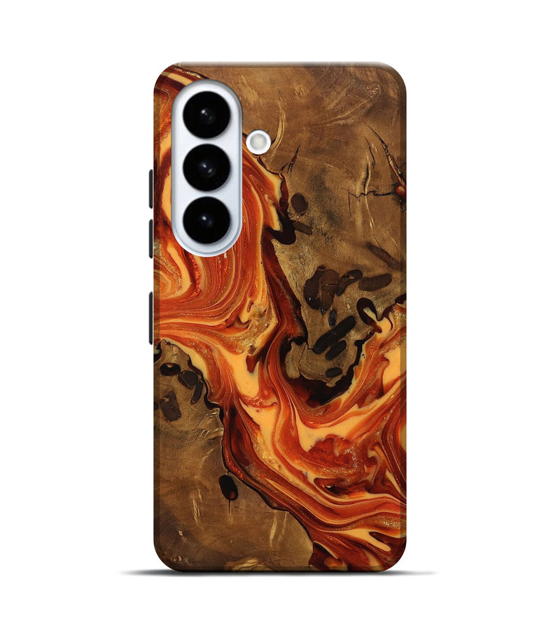 Galaxy S26 Wood Live Edge Phone Case - Norah (Ancient Olive, 818759)