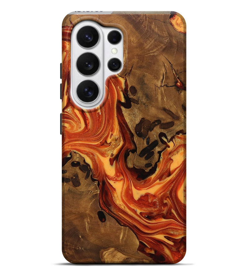 Galaxy S26 Ultra Wood Live Edge Phone Case - Norah (Ancient Olive, 818759)