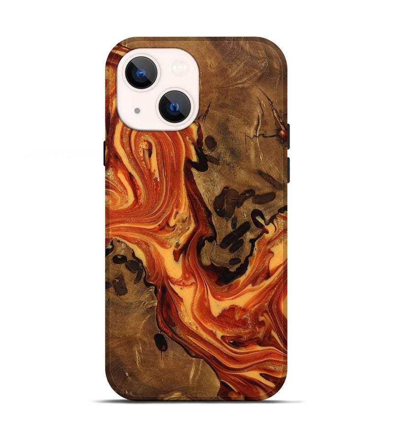 iPhone 13 Wood Live Edge Phone Case - Norah (Ancient Olive, 818759)