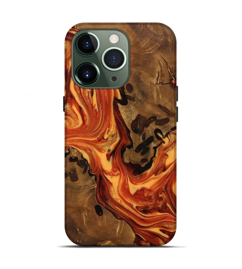 iPhone 13 Pro Wood Live Edge Phone Case - Norah (Ancient Olive, 818759)