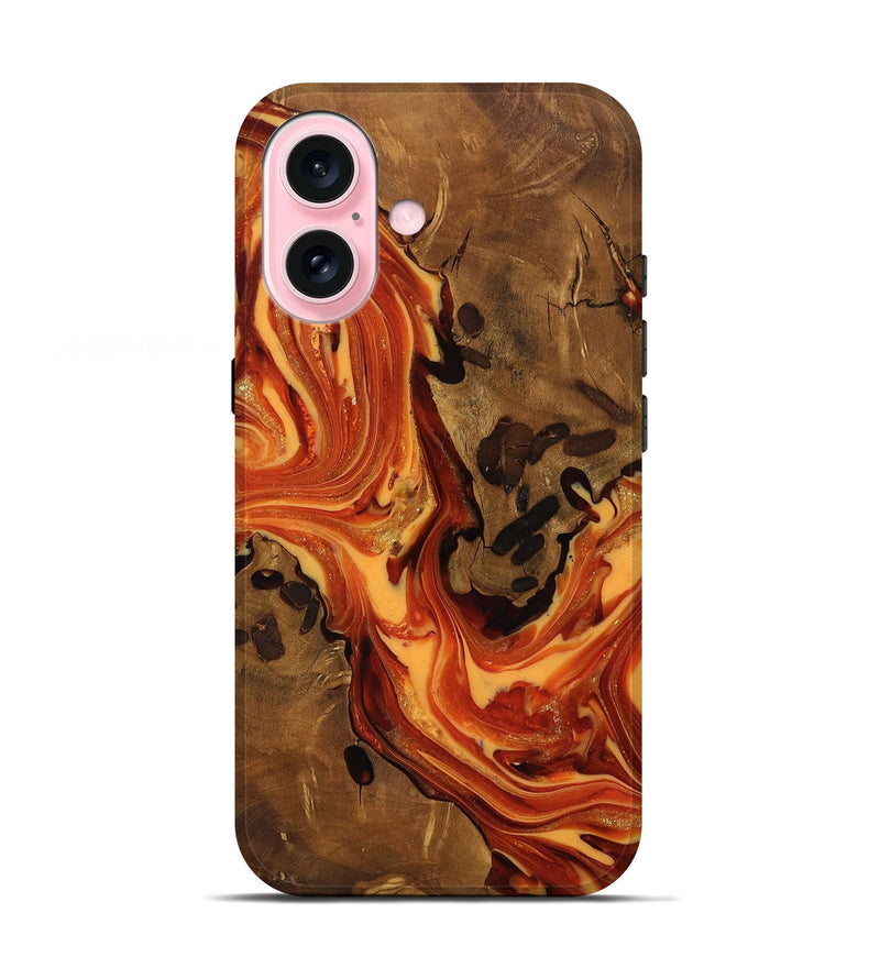 iPhone 17 Wood Live Edge Phone Case - Norah (Ancient Olive, 818759)