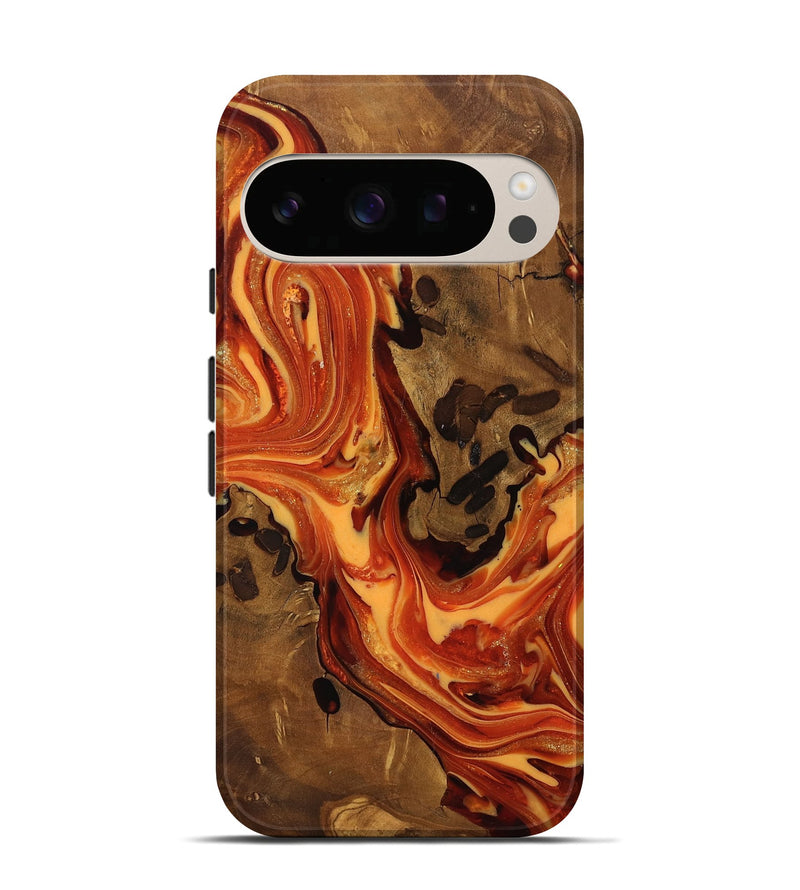 Pixel 10 Pro Wood Live Edge Phone Case - Norah (Ancient Olive, 818759)