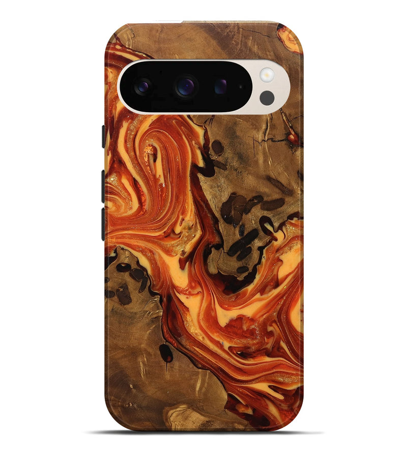 Pixel 10 Pro XL Wood Live Edge Phone Case - Norah (Ancient Olive, 818759)