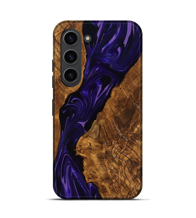 Galaxy S23 Wood Live Edge Phone Case - Selene (Ancient Olive, 818762)