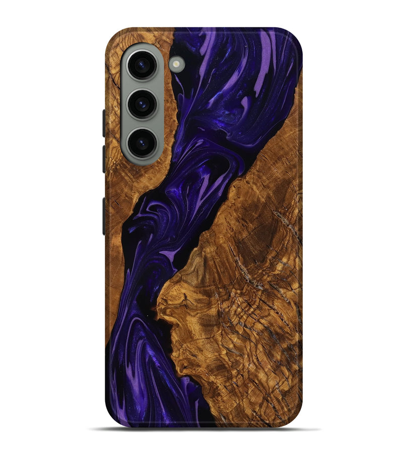 Galaxy S23 Plus Wood Live Edge Phone Case - Selene (Ancient Olive, 818762)