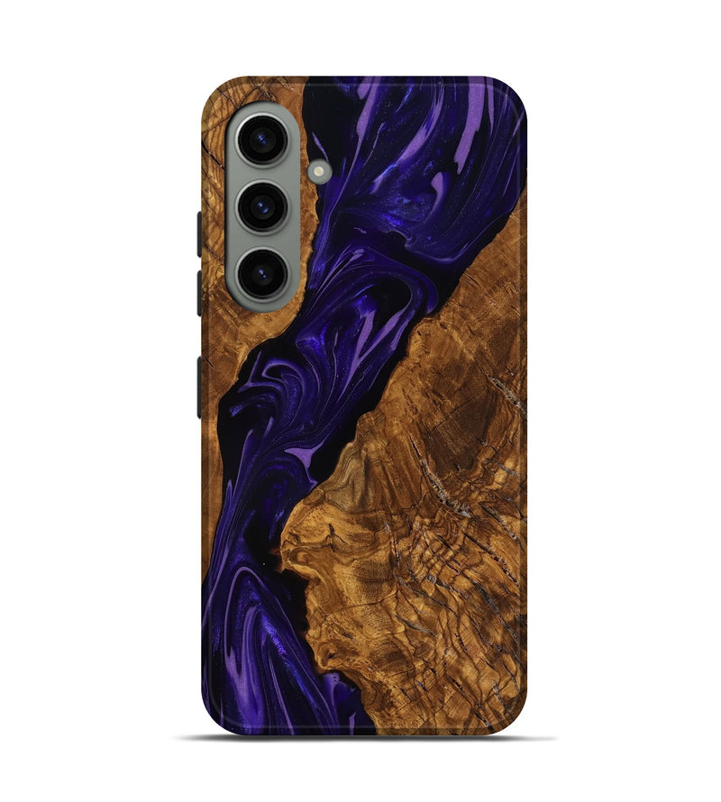 Galaxy S24 Wood Live Edge Phone Case - Selene (Ancient Olive, 818762)