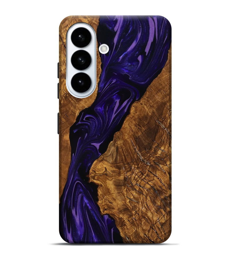 Galaxy S26 Plus Wood Live Edge Phone Case - Selene (Ancient Olive, 818762)