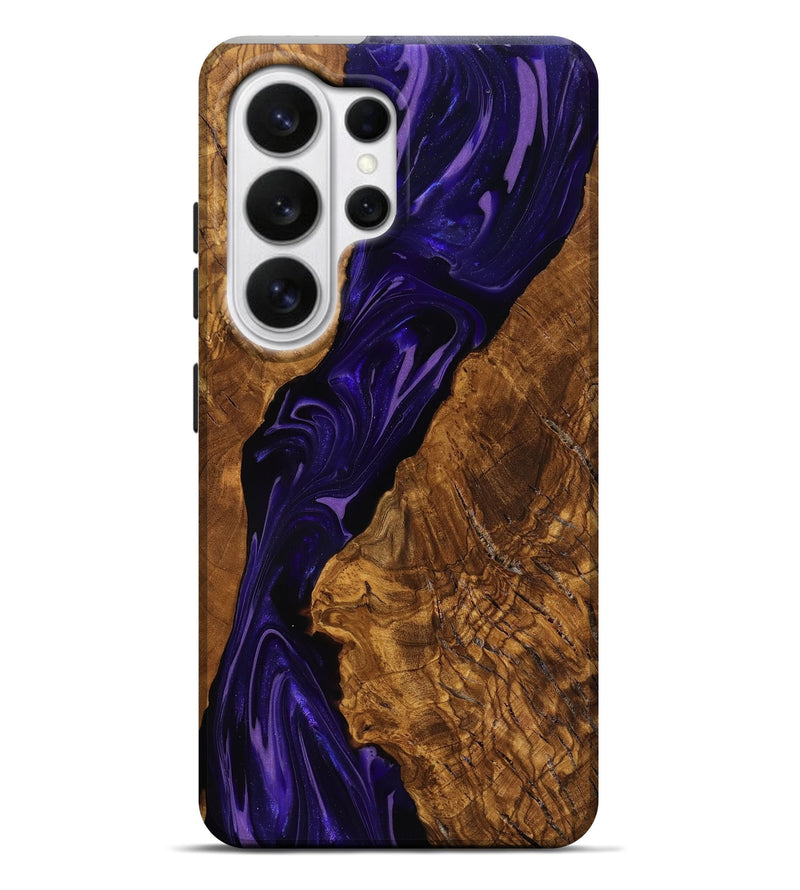Galaxy S26 Ultra Wood Live Edge Phone Case - Selene (Ancient Olive, 818762)