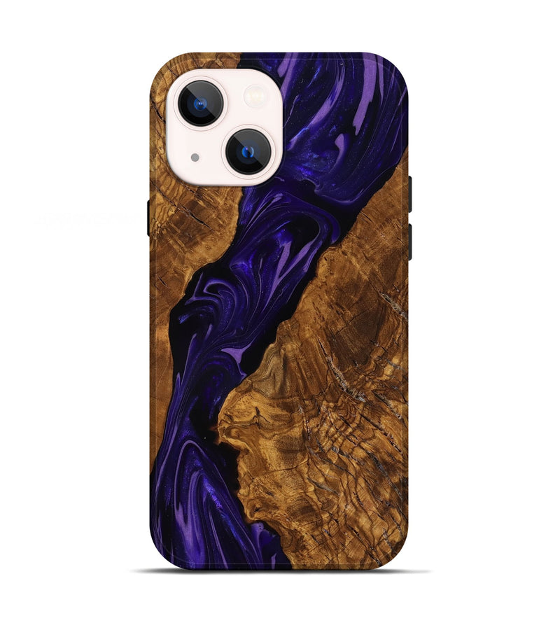 iPhone 13 Wood Live Edge Phone Case - Selene (Ancient Olive, 818762)