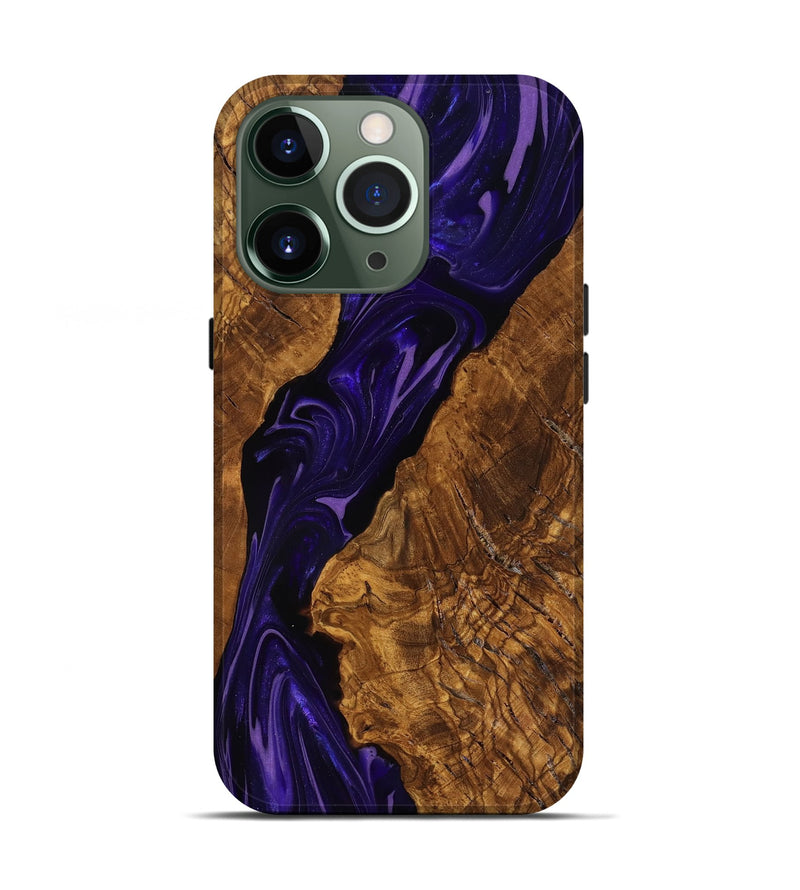 iPhone 13 Pro Wood Live Edge Phone Case - Selene (Ancient Olive, 818762)