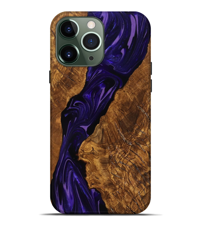 iPhone 13 Pro Max Wood Live Edge Phone Case - Selene (Ancient Olive, 818762)