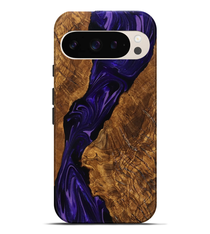 Pixel 9 Pro XL Wood Live Edge Phone Case - Selene (Ancient Olive, 818762)
