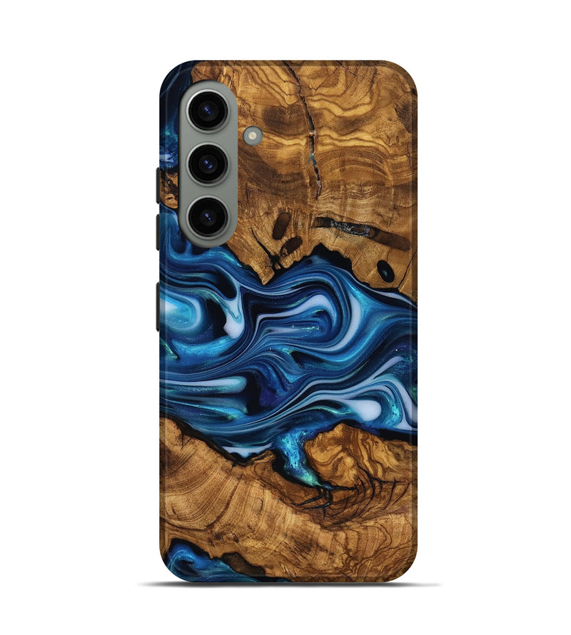 Galaxy S24 Wood Live Edge Phone Case - Reva (Ancient Olive, 818763)