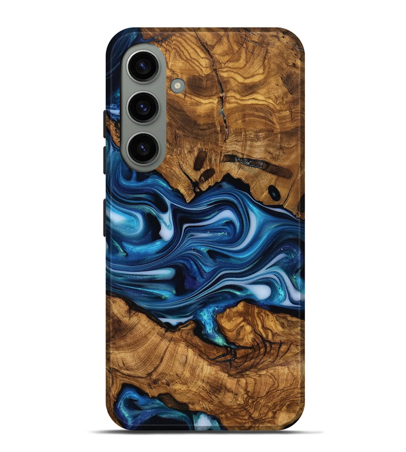 Galaxy S24 Plus Wood Live Edge Phone Case - Reva (Ancient Olive, 818763)