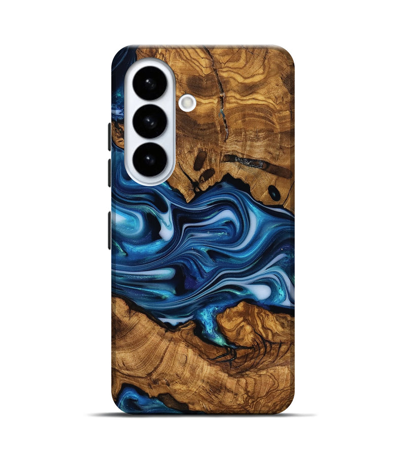 Galaxy S26 Wood Live Edge Phone Case - Reva (Ancient Olive, 818763)