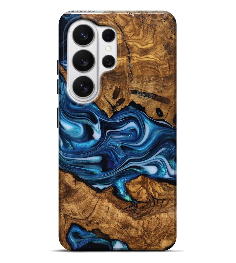 Galaxy S26 Ultra Wood Live Edge Phone Case - Reva (Ancient Olive, 818763)