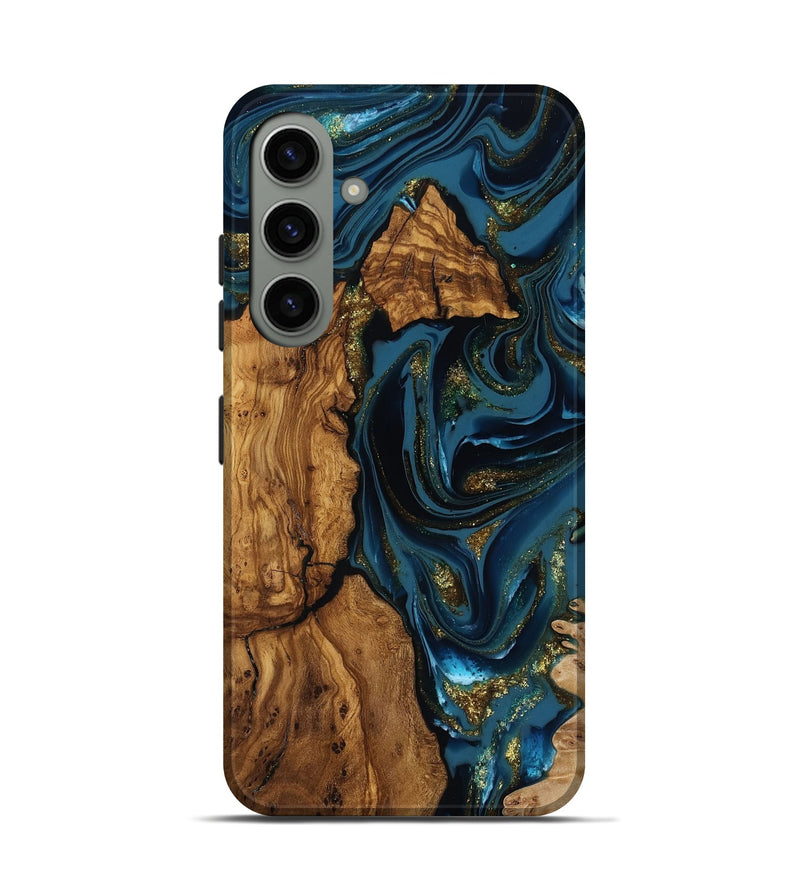 Galaxy S24 Wood Live Edge Phone Case - Alvaro (Ancient Olive, 818764)