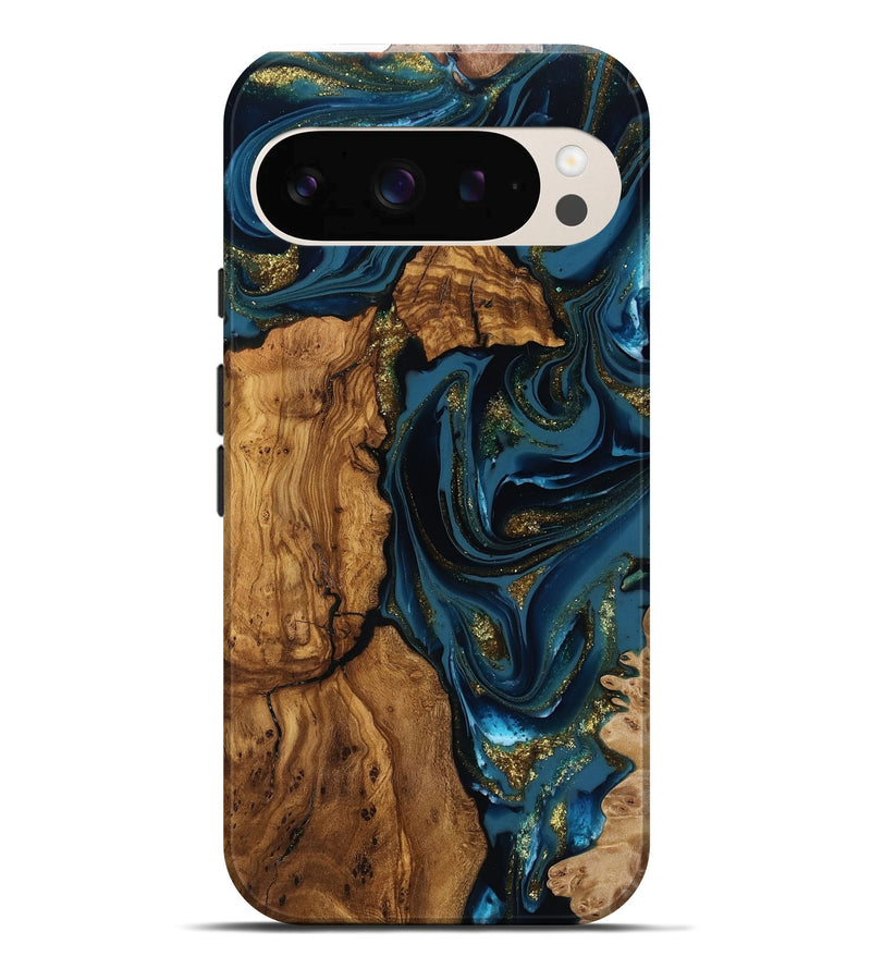 Pixel 10 Pro XL Wood Live Edge Phone Case - Alvaro (Ancient Olive, 818764)