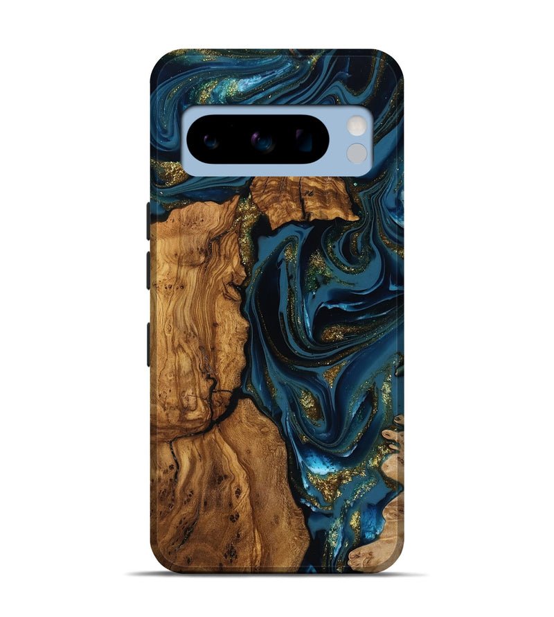 Pixel 8 Pro Wood Live Edge Phone Case - Alvaro (Ancient Olive, 818764)