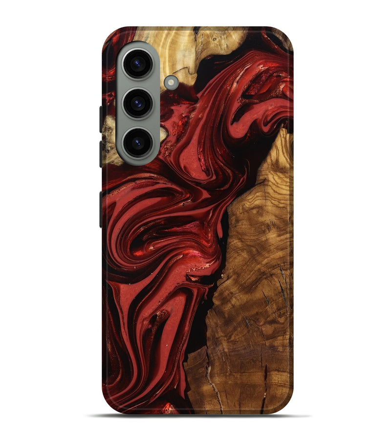 Galaxy S24 Plus Wood Live Edge Phone Case - Ismael (Ancient Olive, 818765)