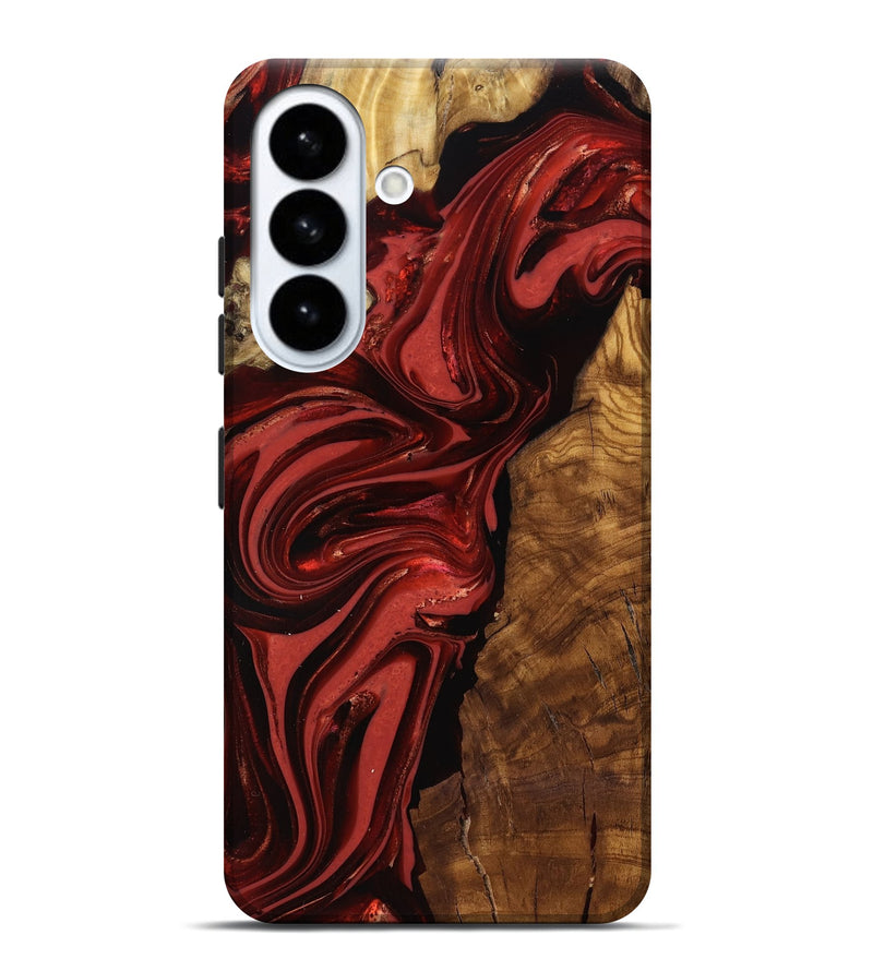 Galaxy S26 Plus Wood Live Edge Phone Case - Ismael (Ancient Olive, 818765)