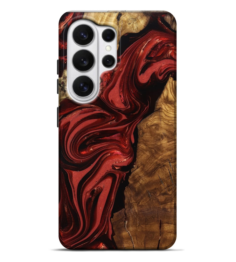 Galaxy S26 Ultra Wood Live Edge Phone Case - Ismael (Ancient Olive, 818765)