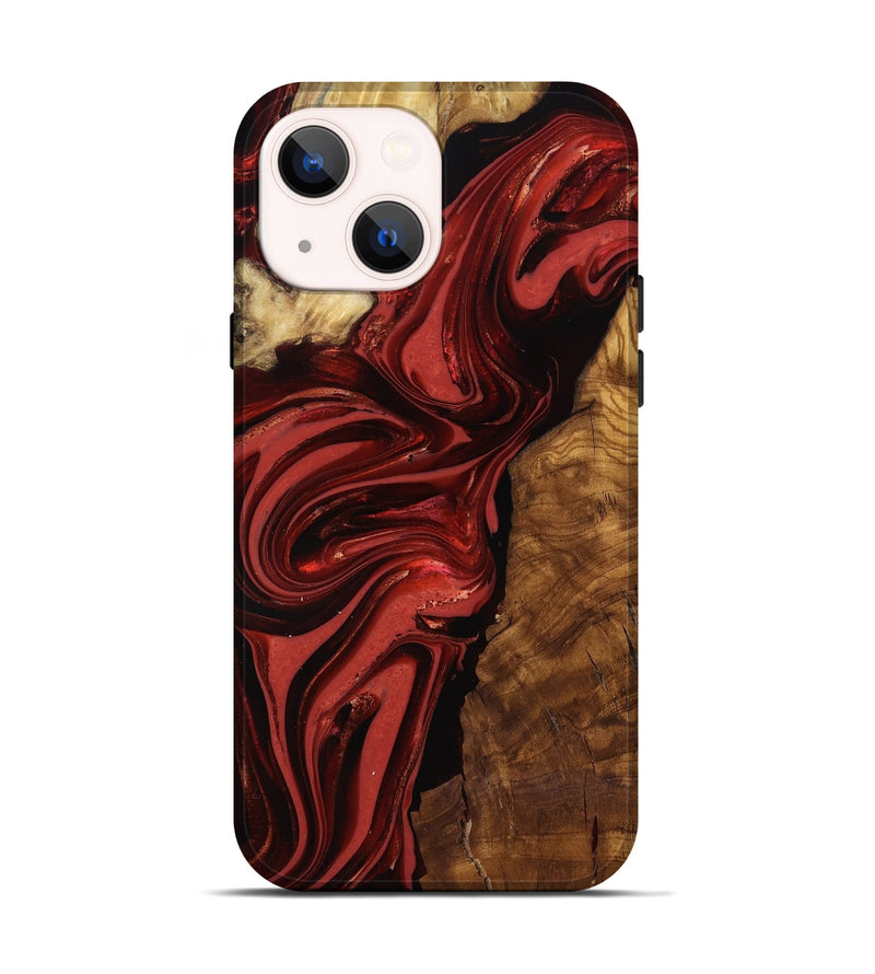 iPhone 14 Wood Live Edge Phone Case - Ismael (Ancient Olive, 818765)