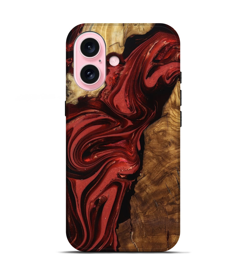 iPhone 17 Wood Live Edge Phone Case - Ismael (Ancient Olive, 818765)