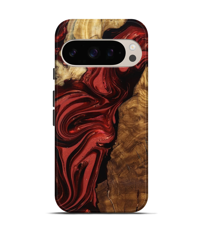 Pixel 10 Pro Wood Live Edge Phone Case - Ismael (Ancient Olive, 818765)
