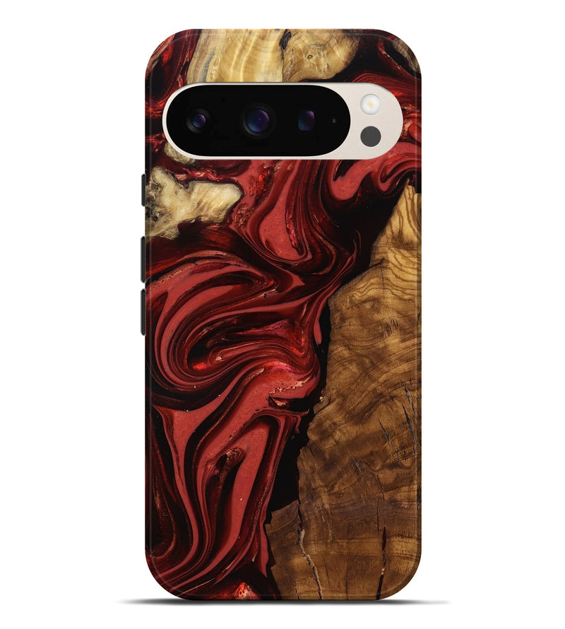 Pixel 9 Pro XL Wood Live Edge Phone Case - Ismael (Ancient Olive, 818765)