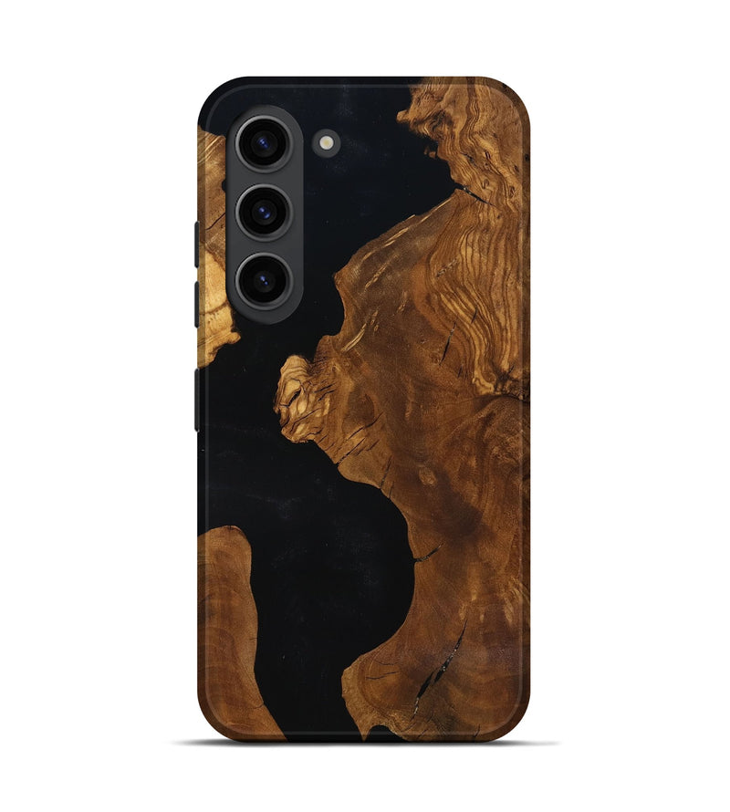 Galaxy S23 Wood Live Edge Phone Case - Hildred (Ancient Olive, 818766)