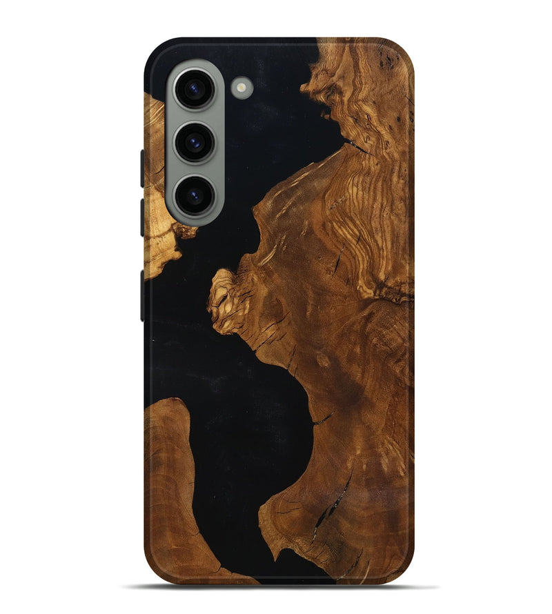 Galaxy S23 Plus Wood Live Edge Phone Case - Hildred (Ancient Olive, 818766)