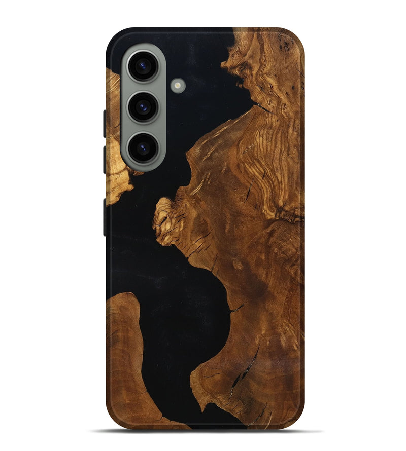 Galaxy S24 Plus Wood Live Edge Phone Case - Hildred (Ancient Olive, 818766)