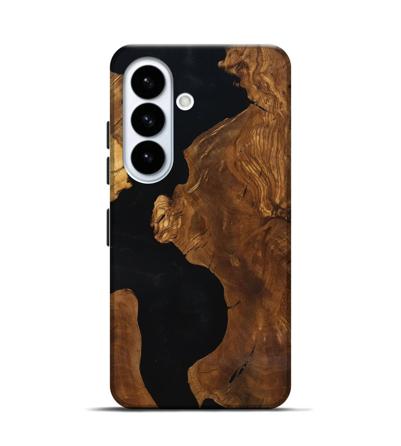 Galaxy S26 Wood Live Edge Phone Case - Hildred (Ancient Olive, 818766)