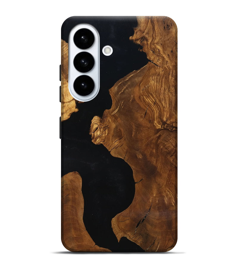Galaxy S26 Plus Wood Live Edge Phone Case - Hildred (Ancient Olive, 818766)