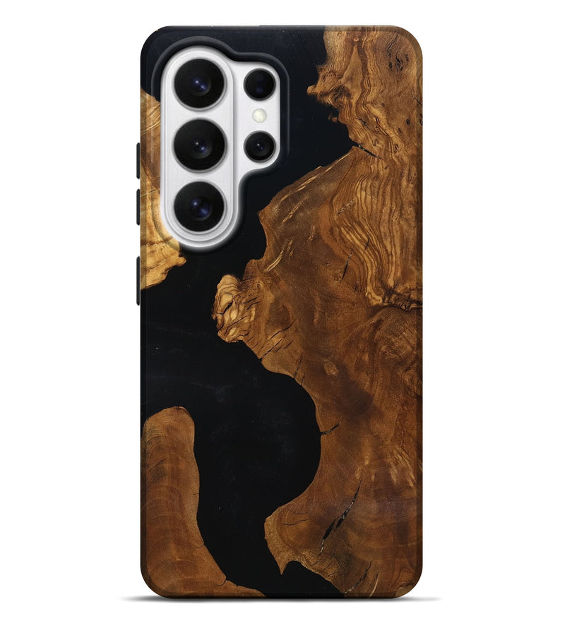 Galaxy S26 Ultra Wood Live Edge Phone Case - Hildred (Ancient Olive, 818766)